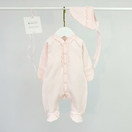 Комбинезон, розовый жемчуг