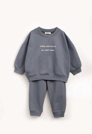 Костюм, серый