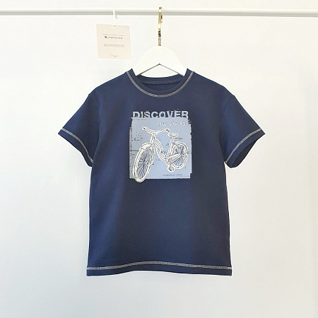 Футболка, тёмно-синий