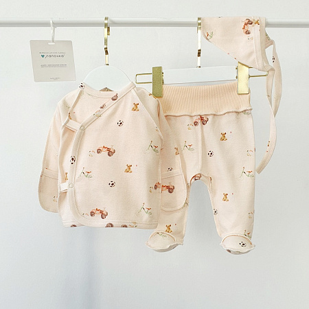 Ползунки, бежевый/игрушки