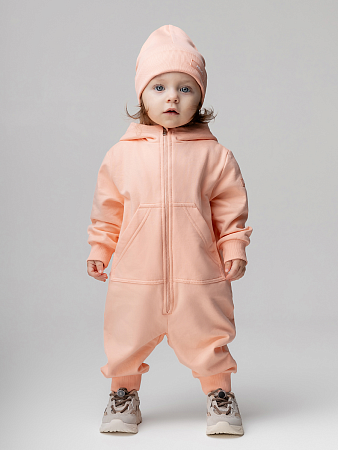 Комбинезон, персиковый
