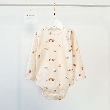 Боди, бежевый/игрушки