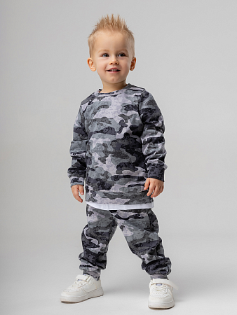Костюм, серый камуфляж