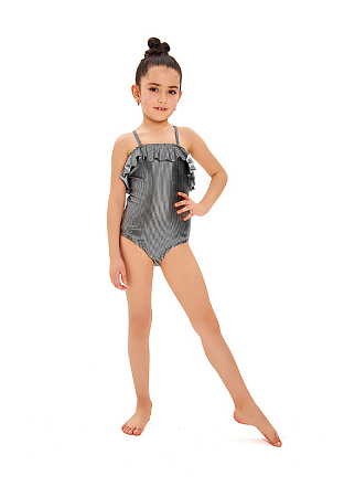 Купальник слитный д/дев. "Санни" черный