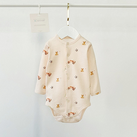 Боди, бежевый/игрушки